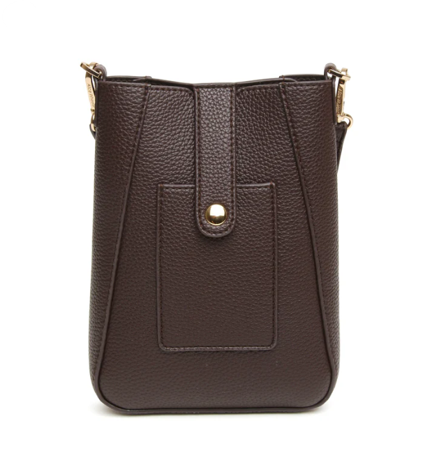 Alice Wheeler Kensington Phone Crossbody Bag - Chocolate
