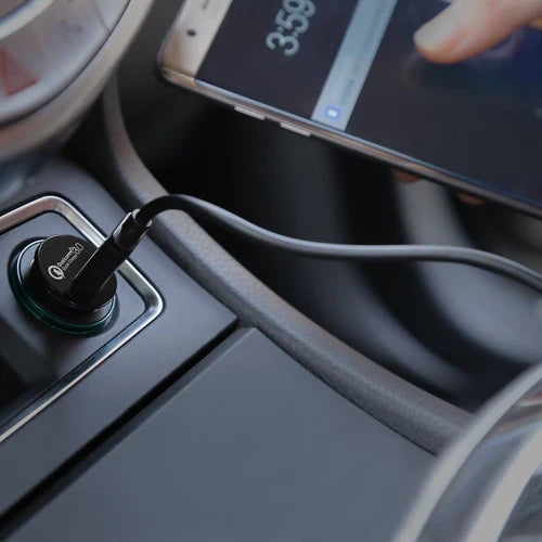 CC-T13/AUKEY 18W Single Port Qualcomm Quick Charge 3.0 Car Charger CHARGER / Black / N/A