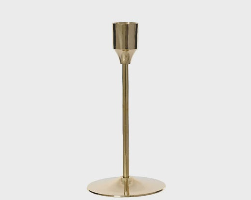 Brass Candle Holder - 15.5cm