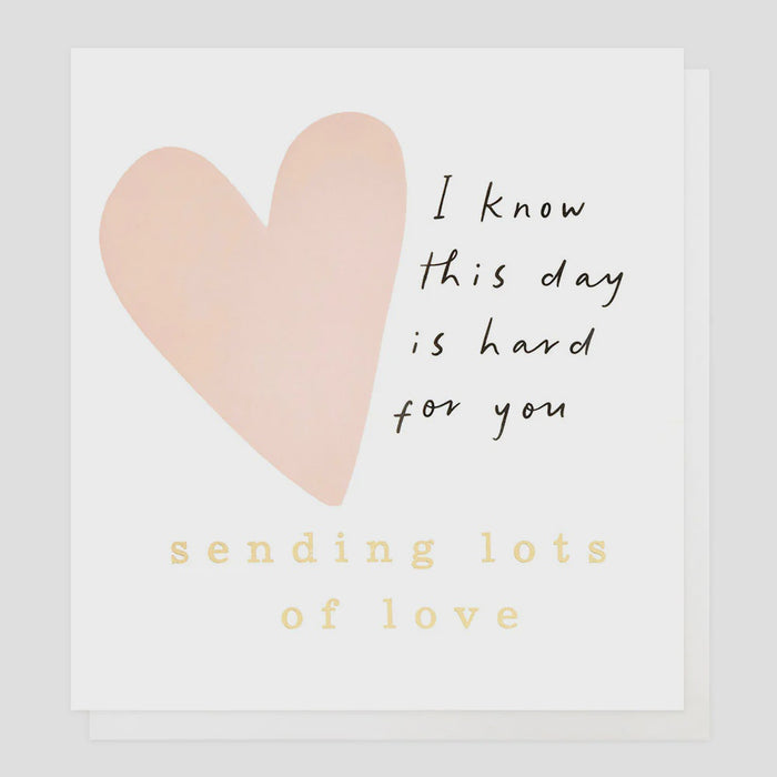 Caroline Gardner Sending Lots Of Love Greetings Card