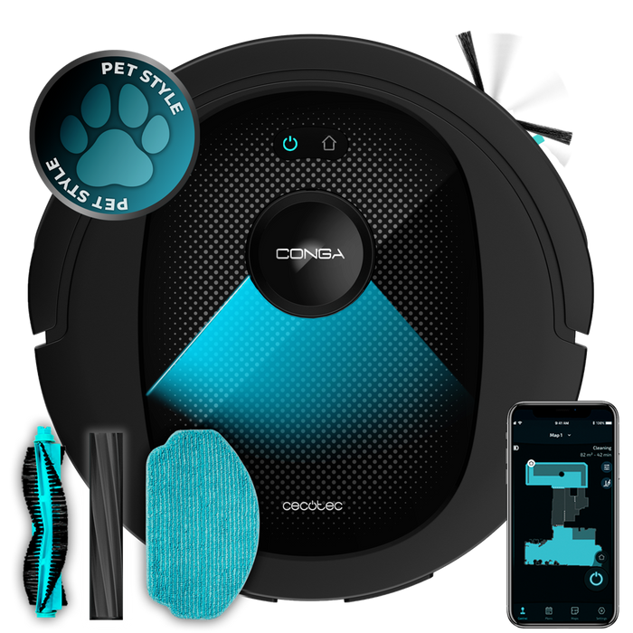 Cecotec Ultimate Ultra Robot Vacuum Cleaner, 7000Pa, Black