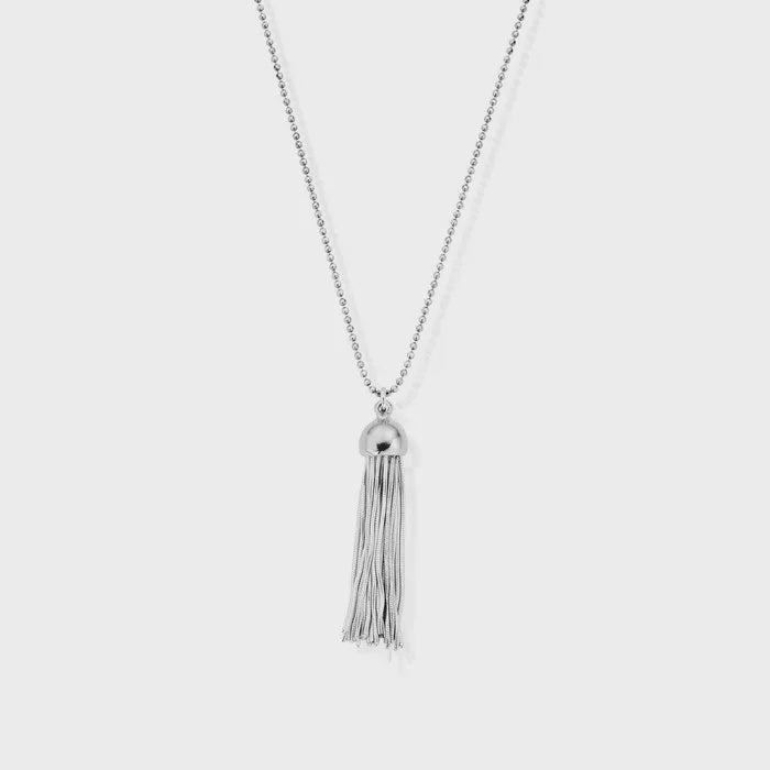 ChloBo Diamond Cut Chain with Cap Tassel Pendant