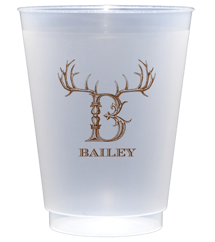 Customizable Hornabet Frosted Shatterproof 16oz Cups B