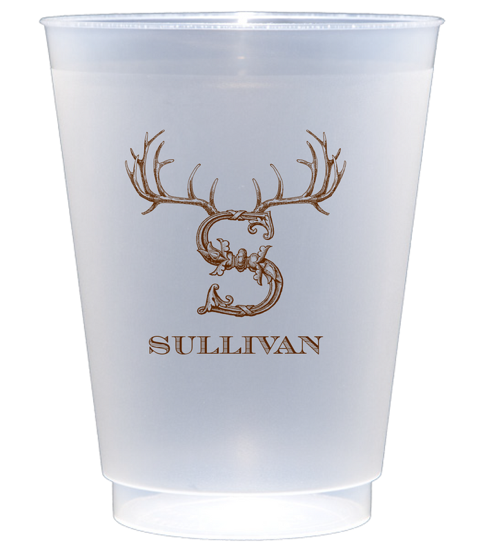 Customizable Hornabet Frosted Shatterproof 16oz Cups S