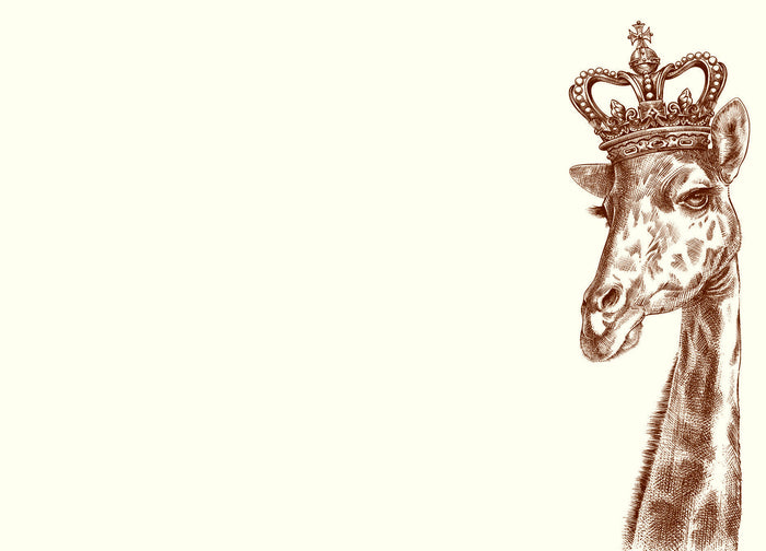 Customizable Royal Giraffe A6 Notes