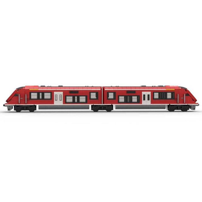 DB Regio BR63 City Express Train Klemmbausteine - LesDiy - Klemmbausteine