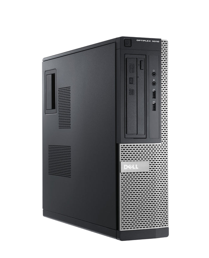 Dell OptiPlex 3010 DT Computer - Intel Core i3 3.30GHz, 8GB RAM, DVDRW, Win 10 Pro, Keyboard & Mouse - Coretek Computers