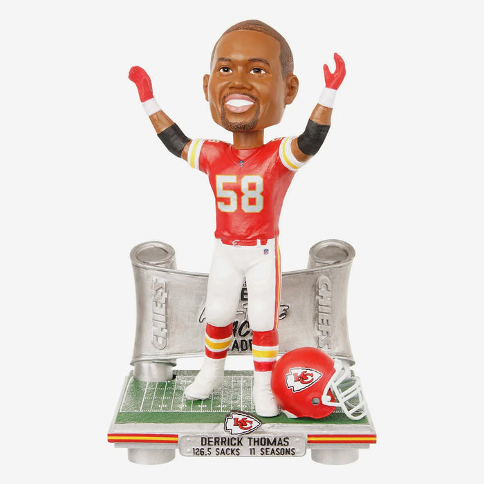 Derrick Thomas Kansas City Chiefs All-Time Sack Leader NFL Football Bobblehead
