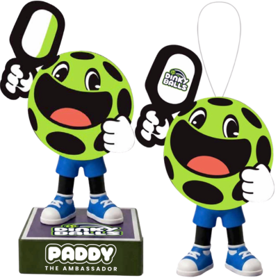 DinkyBalls Paddy the Ambassador Pickleball Bobbleheads (Presale)