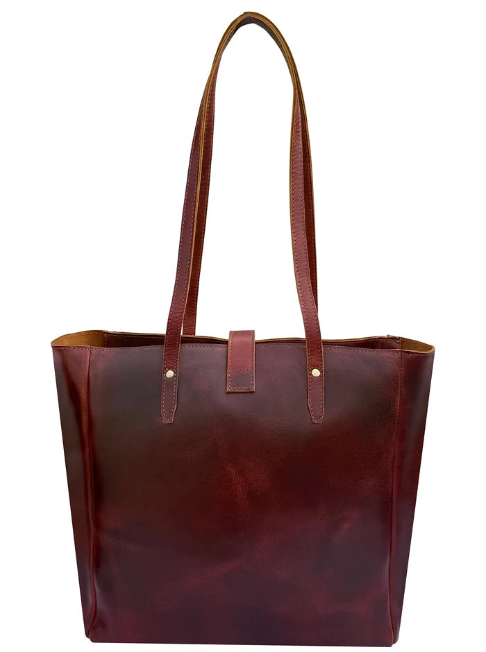 Eleanor Leather Tote Bag for Women - Classic Shoulder Handbag