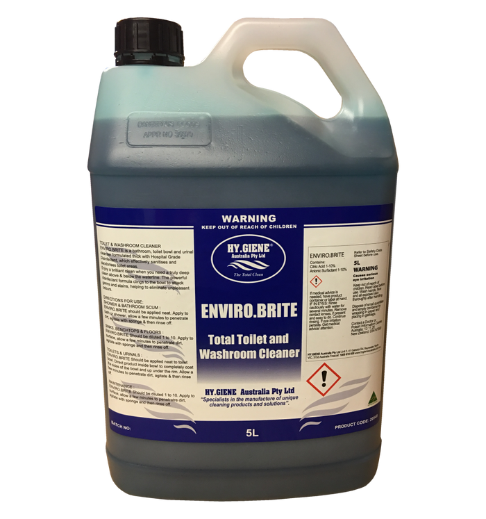 Enviro.Brite 5L Total Toilet Bathroom Cleaner & Scale Remover