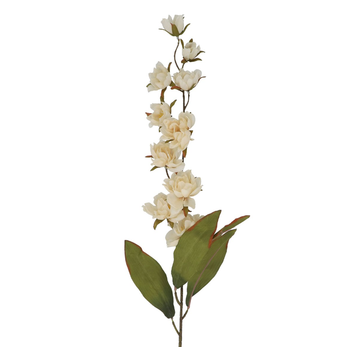 Gisela Graham Antique Cream Mini Double Magnolia Stem