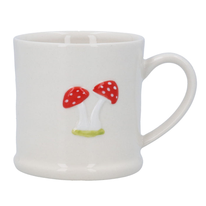 Gisela Graham Stoneware Mini Mug - Toadstools