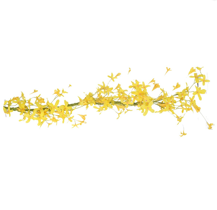 Gisela Graham Yellow Forsythia Garland