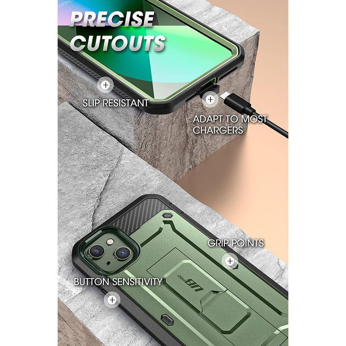 iPhone 13 6.1 inch Unicorn Beetle Pro Rugged Case-Dark Green