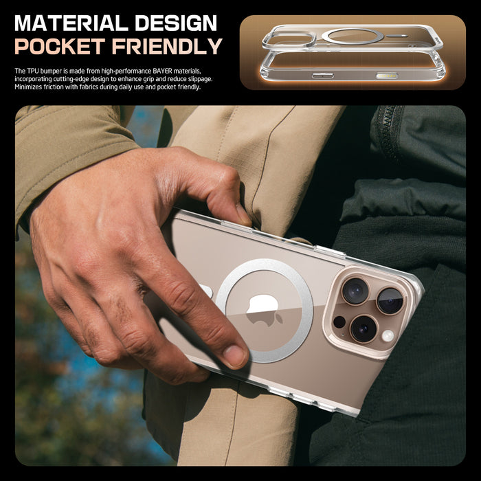 iPhone 16 Pro Max 6.9 inch Unicorn Beetle MAG Slim Clear MagSafe Camera Control Button Case-Clear