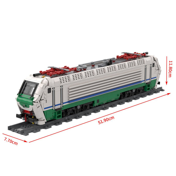 Italy State Railway Class Locomotive Klemmbausteine (Static/1457PCS) - LesDiy - Klemmbausteine