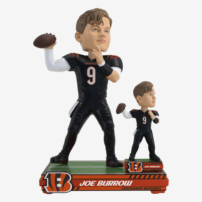 Joe Burrow Cincinnati Bengals Magnetized Bobble Dubblz NFL Football Bobblehead