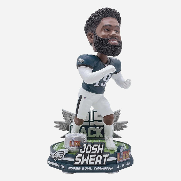 Josh Sweat Philadelphia Eagles Super Bowl LIX Champions Sack Gamebreaker NFL Bobblehead
