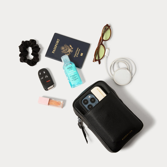 Large Expanded Pouch - Black/Pewter