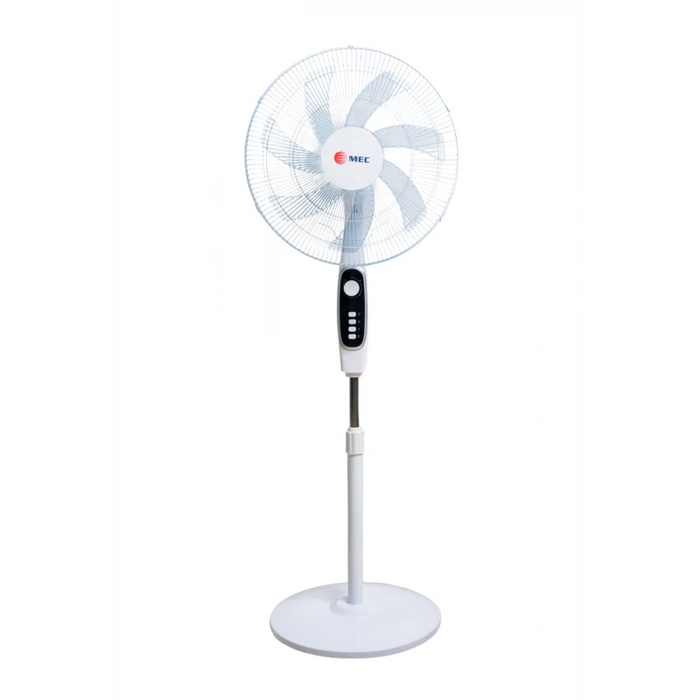 MEC Stand Fan, 18Inch, 3Speed, 5Blade's, White