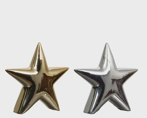 Metallic Star Ornament