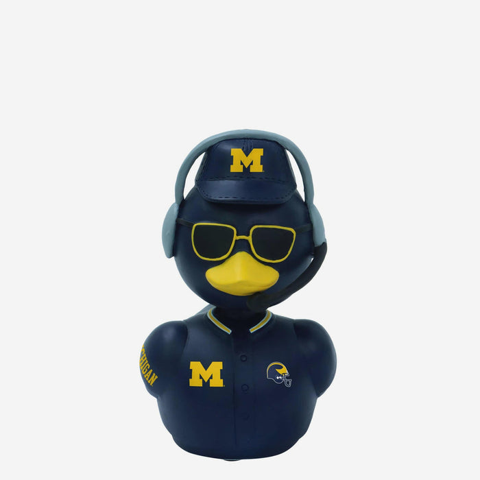 Michigan Wolverines Superfan Bobble Duck Mini Bobblehead