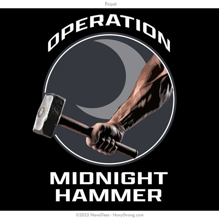 "Midnight Hammer" Tee | Black