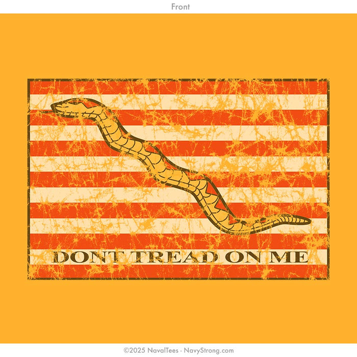 "Navy Jack Distressed" Tee | Gold
