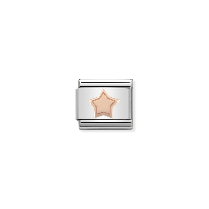 Nomination Classic Link Symbols 9K Rose Gold Star