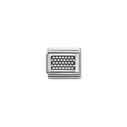Nomination Classic Silver Charm - Dotted