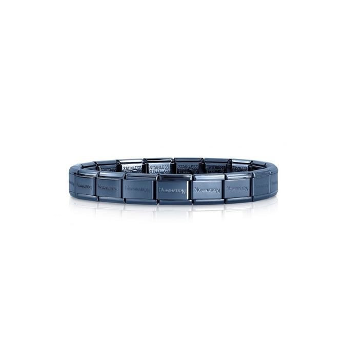 Nomination Classic Single Link Branded Blue