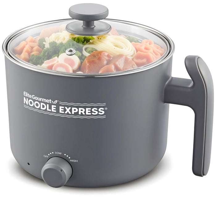 NOODLE EXPRESS™ Mini Hot Pot, Ceramic Coated