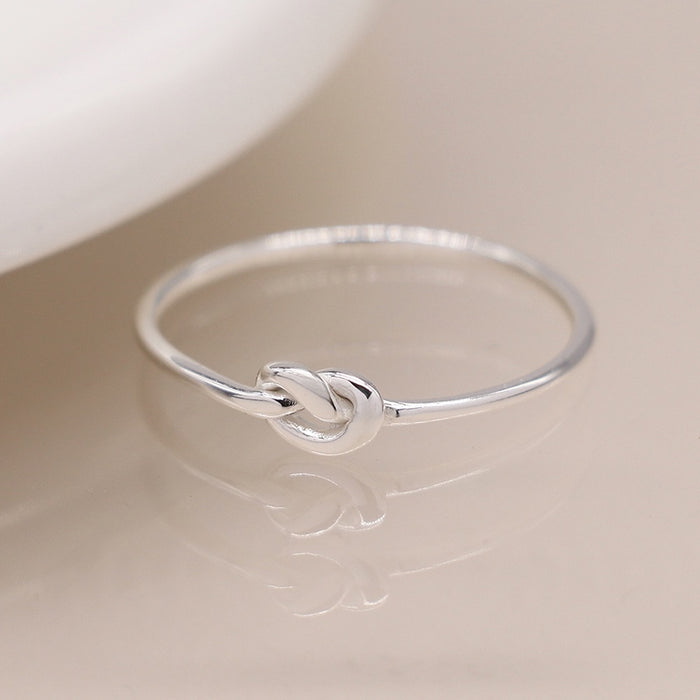 POM Sterling Silver Knot Ring