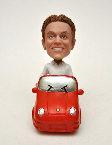 Porsche Car Bobblehead in Red - National Bobblehead HOF Store