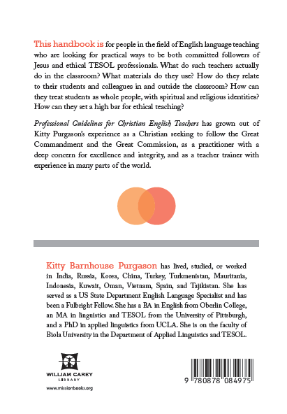 Professional Guidelines for Christian English Teachers - MissionBooks.org