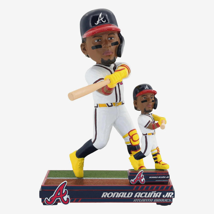 Ronald Acuna Jr. Atlanta Braves Magnetized Bobble Dubblz MLB Baseball Bobblehead