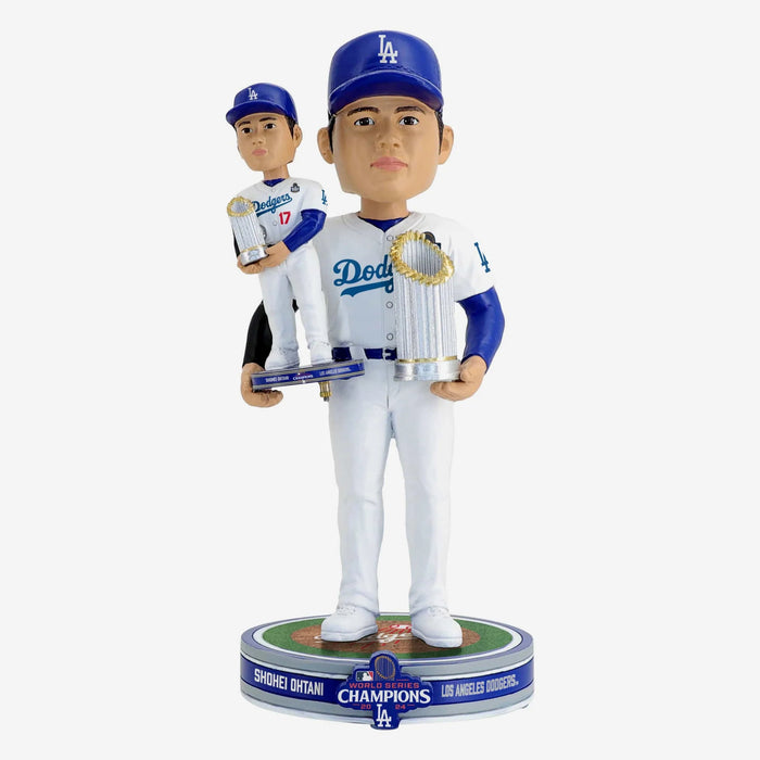 Shohei Ohtani Los Angeles Dodgers 2024 World Series Champions Bobble Dubblz Bobblehead