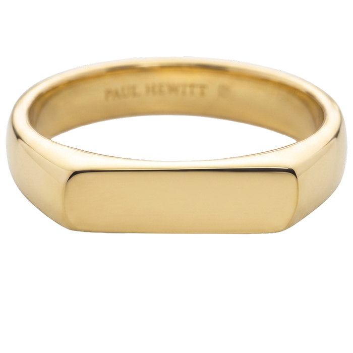 Slim Signet Ring Gold