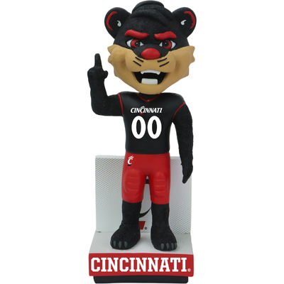 The Bearcat Cincinnati Bearcats Mascot Football Jersey Bobblehead