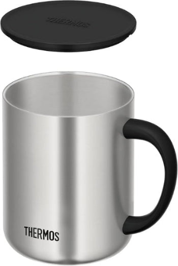 Thermos Vacuum Desktop Mug, 350Lit, Silver
