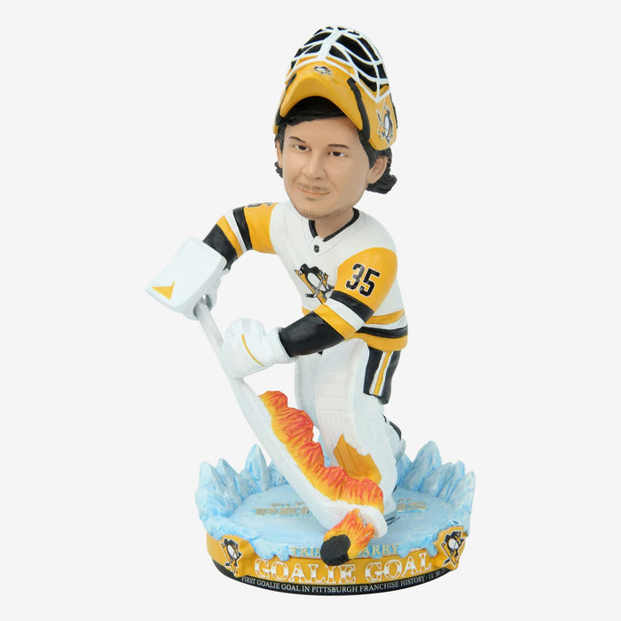 Tristan Jarry Pittsburgh Penguins Goalie Goal NHL Hockey Bobblehead