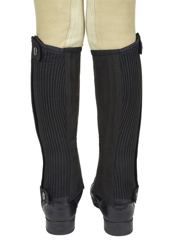 Tuffrider Children's Saratoga Synthetic Half Chaps - Breeches.com