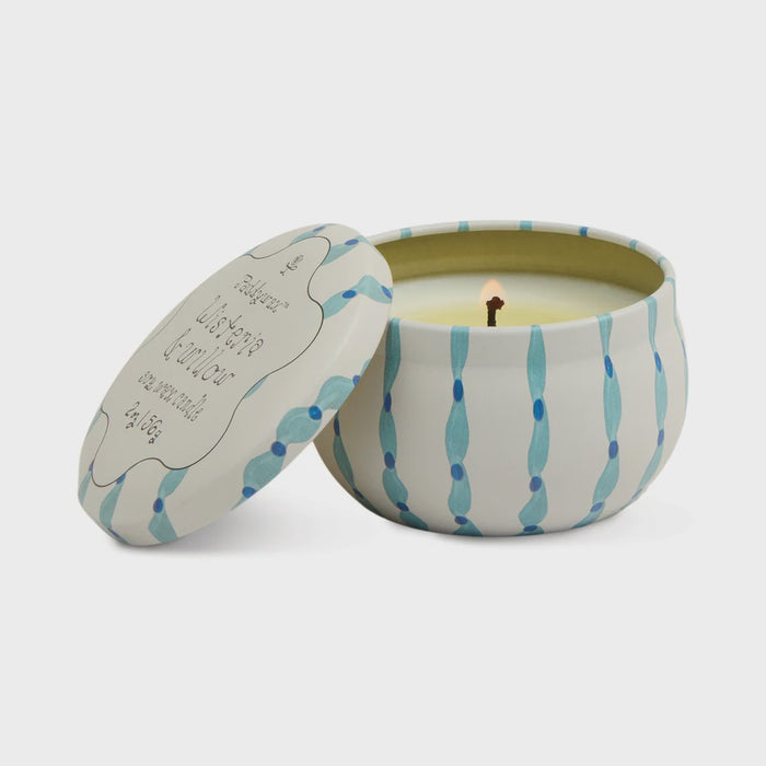 Tulip 2oz Printed Tin Candle - Wisteria & Willow