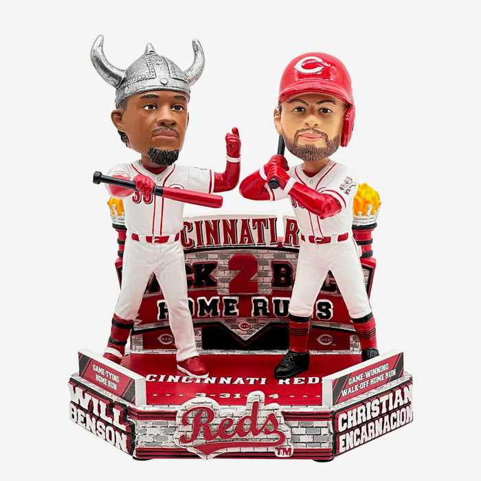 Will Benson Christian Encarnacion-Strand Cincinnati Reds HR Walk-Off Bobblehead