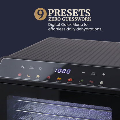10 Tier Digital Food Dehydrator with Stainless Steel Trays