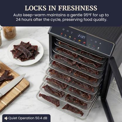 10 Tier Digital Food Dehydrator with Stainless Steel Trays