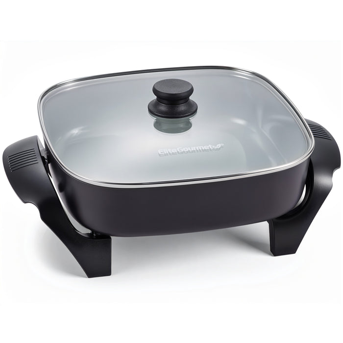 12" x 12" x 3" Ceralast™ PFAS Free Ceramic Electric Skillet