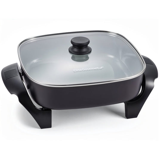 12" x 12" x 3" Ceralast™ PFAS Free Ceramic Electric Skillet