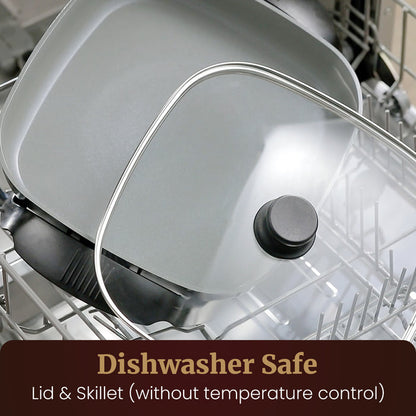 12" x 12" x 3" Ceralast™ PFAS Free Ceramic Electric Skillet
